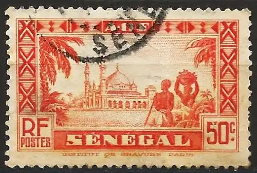 Senegal 1935 - Mi 130 - YT 125  - Die Moschee Djourbel