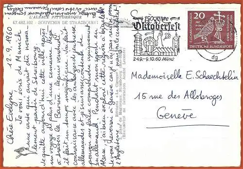 [Ansichtskarte] Frankreich - Bas-Rhin ( 67 ) Erinnerung an Straßburg. 