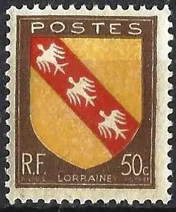 Frankreich 1946 - Mi 754 - YT 757 - Wappen von Lothringen - MNH**