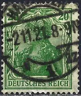 Deutsches Reich 1920 - Mi 143a - YT 121 - Germania mit Kaiserkrone