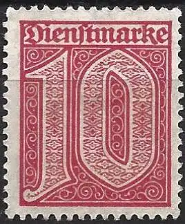 Deutsches Reich 1920 - Mi D 24 - YT S 17 - Dienstmarke - MNH**