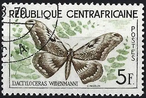 Zentralafrikanisch Rep. 1960 - Mi 8 - YT 8 - Schmetterling