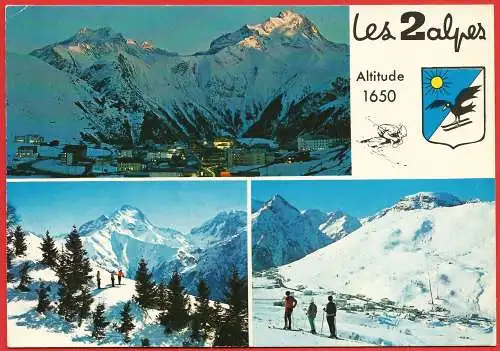 [Ansichtskarte] Frankreich - Isère ( 38 ) Les Deux-Alpes. 