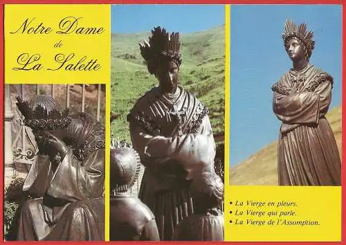 [Ansichtskarte] Frankreich - Isère ( 38 ) Statue von Notre-Dame-de-la-Salette. 