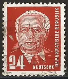 DDR 1950 - Mi 252a - YT 7 - Präsident Wilhelm Pieck