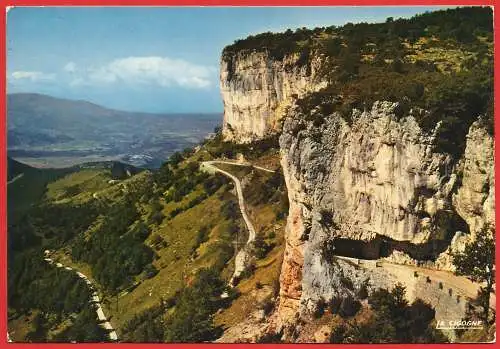 [Ansichtskarte] Frankreich - Isère ( 38 ) Pont-en-Royans : Die Straße und der Presles-Tunnel. 