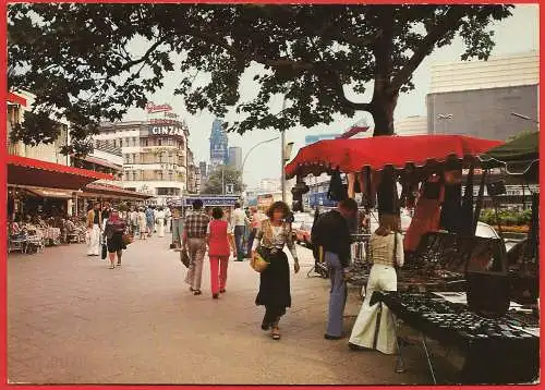 [Ansichtskarte] Deutschland - Berlin : Strassen händler auf dem Kurfürstendamm. 