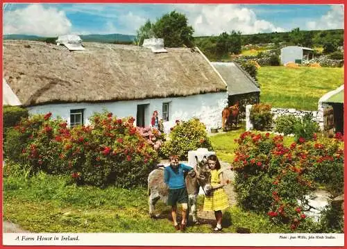 [Ansichtskarte] Irland - Traditionellen Bauernhaus. 