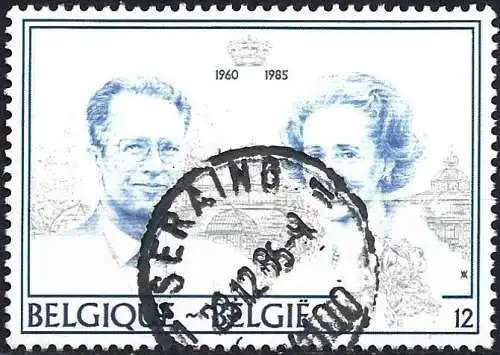 Belgien 1985 - Mi 2250 - YT 2198 - König Baudouin und Königin Fabiola