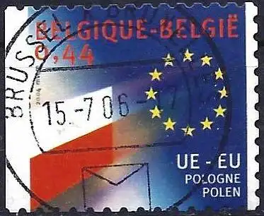 Belgien 2004 - Mi 3348 - YT 3286 - Europäische Union - Flagge von Polen