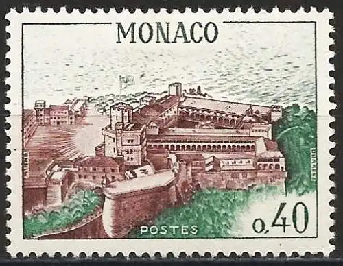 Monaco 1965 - Mi 777 - YT 545A - Fürstlicher Palast - MH*