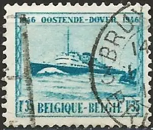 Belgien 1946 - Mi 755 - YT 725 - Das Postschiff  " Prinz Baudouin “