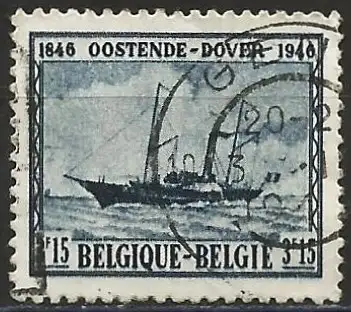 Belgien 1946 - Mi 7575 - YT 727 - Das Postschiff  " Diamant “