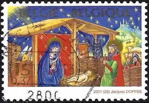 Belgien 2001 - Mi 3094 - YT 3039 - Weihnachten