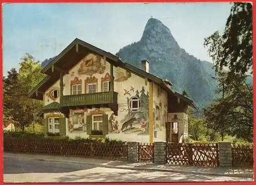 [Ansichtskarte] Deutschland - Oberammergau : Das Rolkäppchenhaus. 