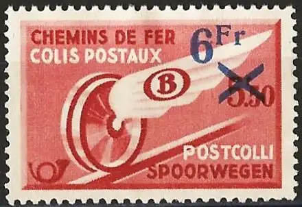 Belgien 1938 - Mi PP 13 - YT CP 204 - Briefmarke für Postpakete