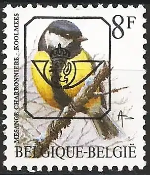 Belgien 1992 - Mi 2512 xV - YT Po 509 - Vogel ( Vorfrankiert )