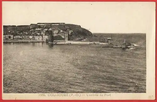 [Ansichtskarte] Frankreich - Pyrénées Orientales ( 66 ) Collioure : Die Hafeneinfahrt. 