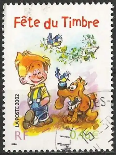Frankreich 2002 - Mi 3604 Ay - YT 3467 - Tag der Briefmarke : Boule und Bill