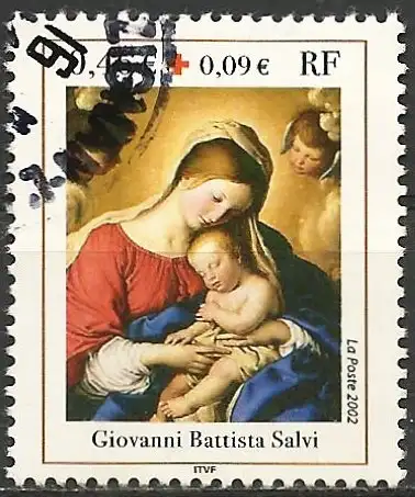 Frankreich 2002 - Mi 3669C - YT 3531a - Weihnachten ( Zum Wohle des Roten Kreuzes ) Perf. 13½ x 13