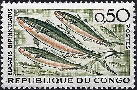 Congo (Braz) 1961 - Mi 13 - YT 142 - Fisch - MNH**