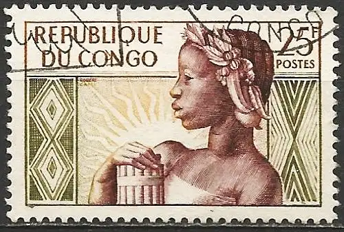 Congo (Braz) 1959 - Mi 1 - YT 135 - Jahrestag der Republik