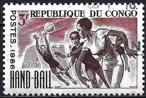 Congo (Braz) 1966 - Mi 98 - YT 192 - Sport : Handball