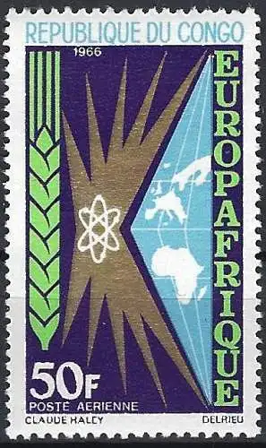 Congo (Braz) 1966 - Mi 102 - YT Pa 40 - Europafrique - MNH**