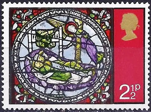 Großbritannien 1971 - Mi 587 - YT 650 - Weihnachten - Glasmalerei - MNH**