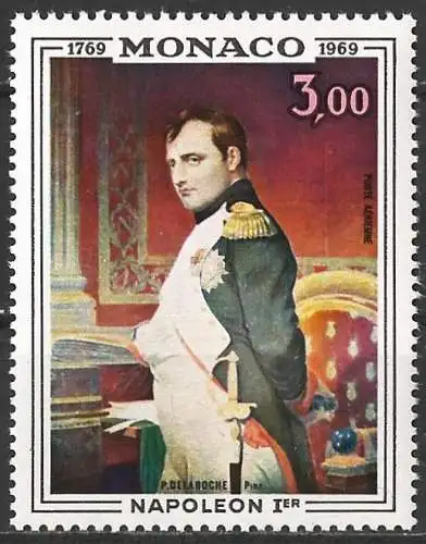 Monaco 1969 - Mi 928 - YT Pa 94 - Napoleon Bonaparte - MNH**  ( Flugpost )