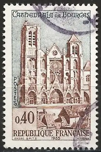 Frankreich 1965 - Mi 1512 - YT 1453 - Kathedrale  von Bourges