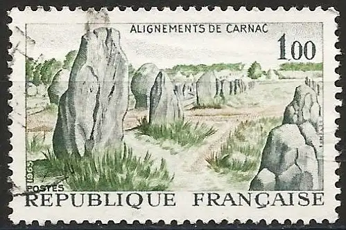 Frankreich 1965 - Mi 1519 - YT 1440 - Monolithen in Carnac