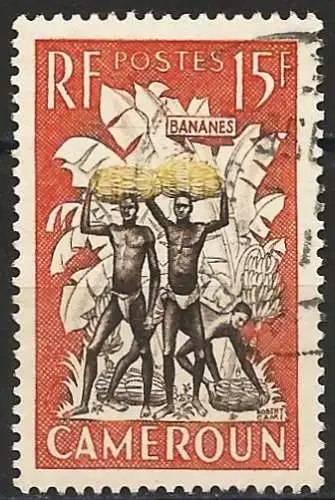 Kamerun 1954 - Mi 307 - YT 298 - Die Ernte der Bananen