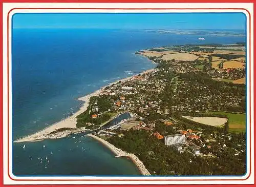 [Ansichtskarte] Deutschland - Niendorf : Luftaufnahme von Timmendorfer Strand. 