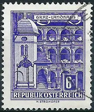 Österreich 1960 - Mi 1054x - YT 873AE - Rathaus von Graz