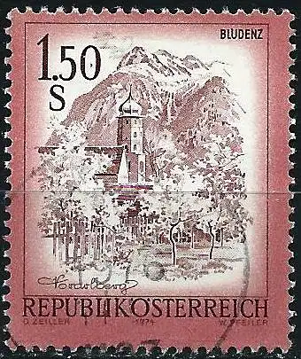 Österreich 1974 - Mi 1439 - YT 1269 - Kirche von Bludenz