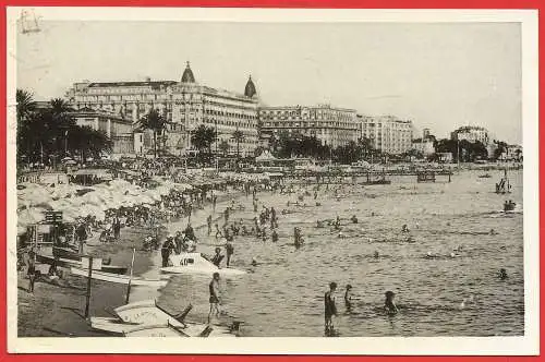 [Ansichtskarte] Frankreich - Alpes Maritimes ( 06 ) Cannes : Der stand von La Croisette. 