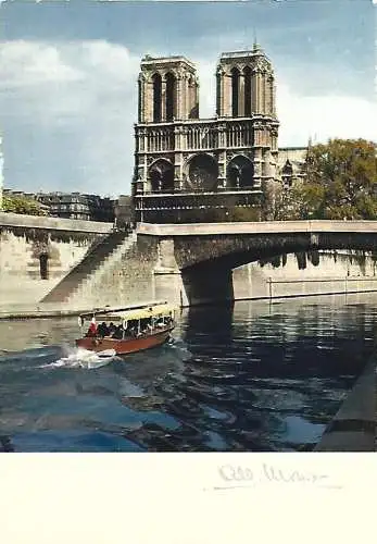 [Ansichtskarte] Frankreich - Paris ( 75 ) Kathedrale Notre-Dame. 