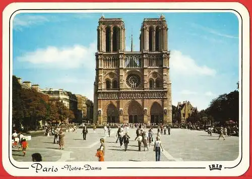 [Ansichtskarte] Frankreich - Paris ( 75 ) Kathedrale Notre-Dame. 