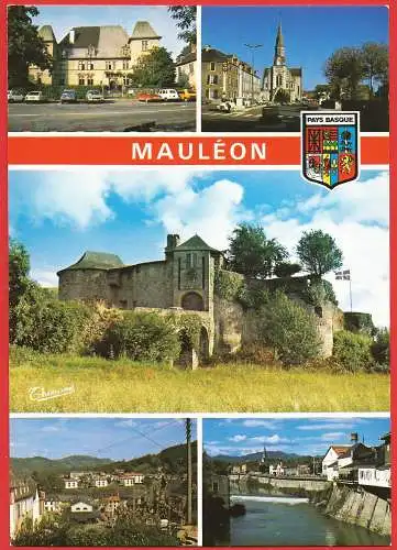 [Ansichtskarte] Frankreich ( Pyrénées Atlantiques - 64 ) Mauléon-Licharre : Verschiedene Ansichten. 