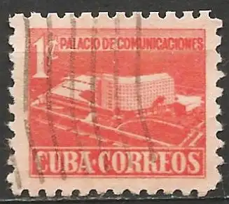 Cuba 1958 - Mi Z 34Y - YT 477 - Gebäude des Postministeriums