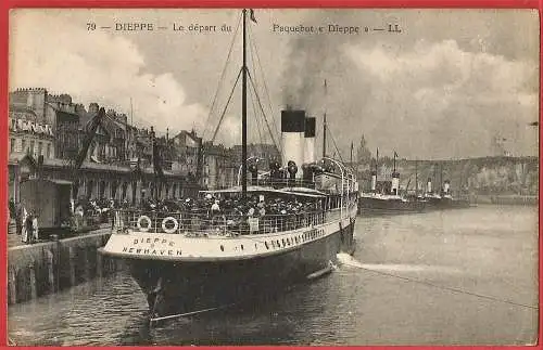 [Ansichtskarte] Das Linienschiff  " Dieppe ". 