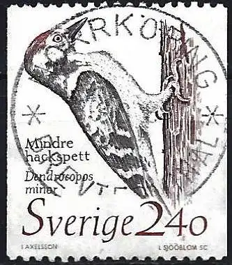 Schweden 1989 - Mi 1522 - YT 1504 - Vogel : Specht