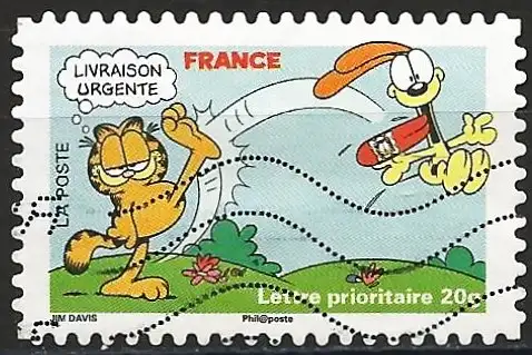 Frankreich 2008 - Mi 4502 - YT Ad 200 - Garfield, die Katze von Jim Davis