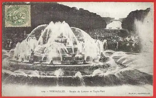 [Ansichtskarte] Frankreich ( Yvelines - 78 ) Versailles : Das Schloss - Der Brunnen Latone. 