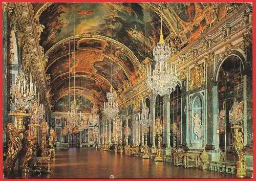 [Ansichtskarte] Frankreich ( Yvelines - 78 ) Versailles : Der Spiegelgalerie in den Schloss. 