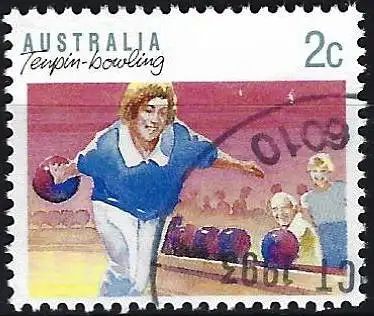 Australien 1989 - Mi 1140F - YT 1106 Ba - Bowling ( Zähnung 13½ )