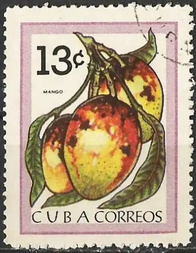 Cuba 1963 - Mi 863 - YT 685 - Früchte : Mangos