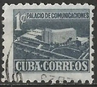 Cuba 1952 - Mi Z 16 - YT 353 - Steuer für den Bau des Gebäudes des Postministeriums