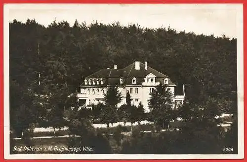 [Ansichtskarte] Deutschland - Bad Doberan i.M. Großherzogl. villa. 